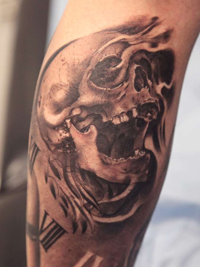 tatouage d’un crâne – Inkage