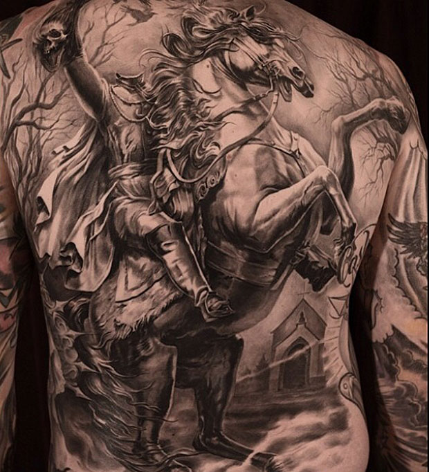 Un tatouage de Carlos Torres