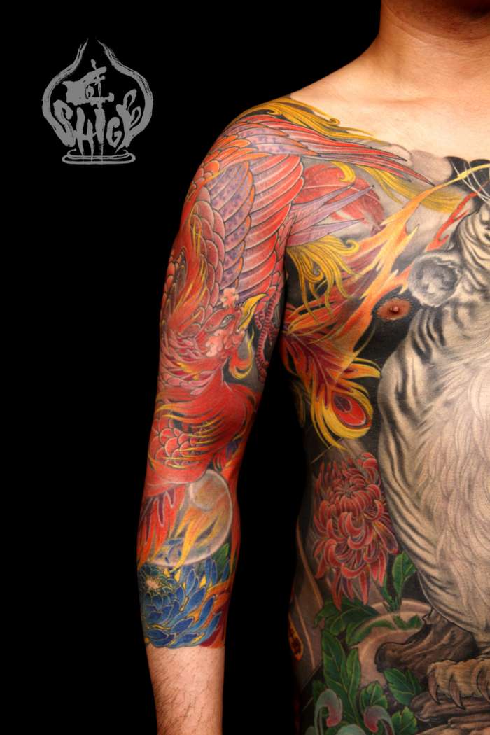 tatouage japonais dragon sur le bras – Inkage