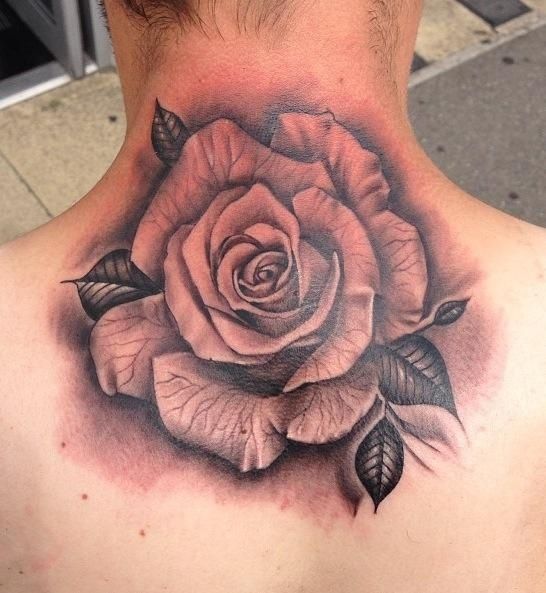 Tatouage fleur rose tattoo 23 – Inkage