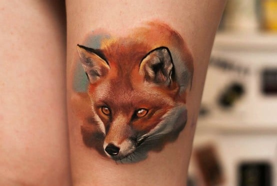 Tatouage de renard tattoo 12 – Inkage
